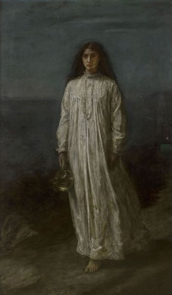 Sleepwalking. The Somnambulist by John Everett Millais