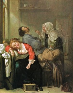 Sleeping Woman, by Jacob Duck (c. 1600-1667)